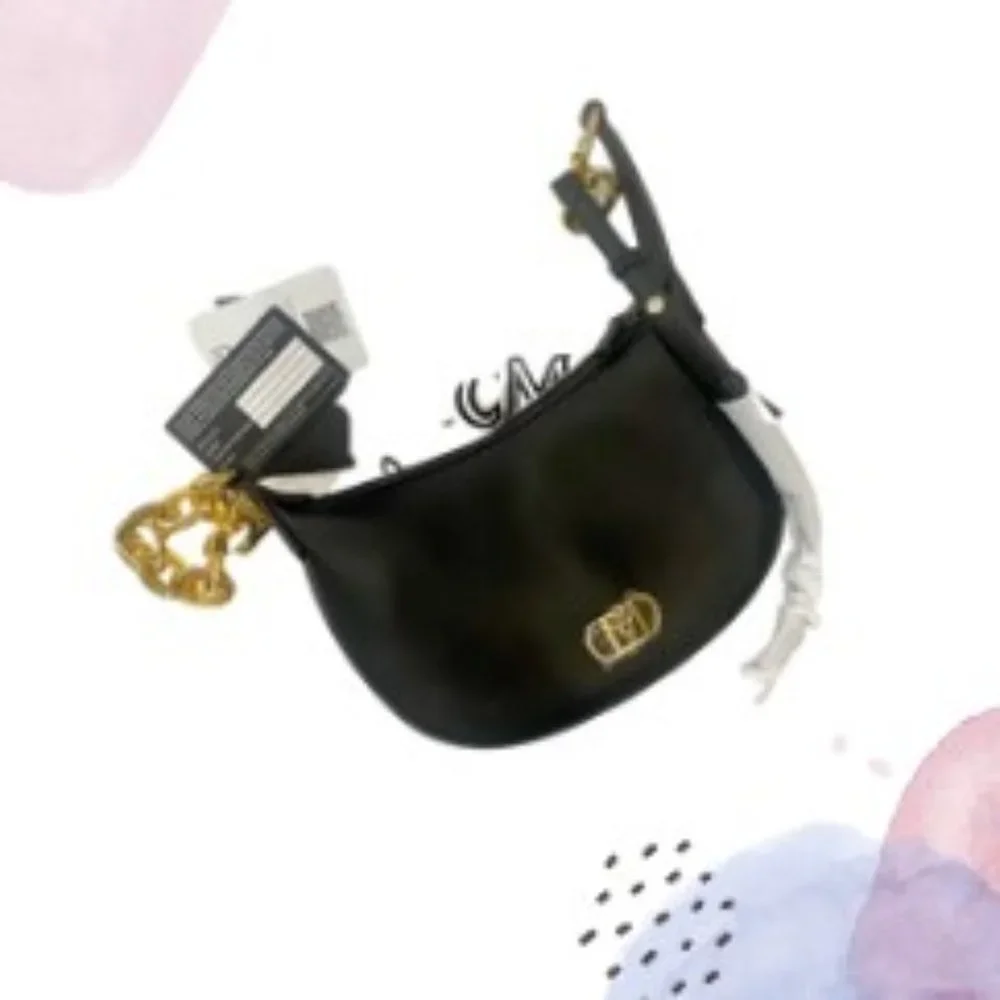 MCM Mode Travia Crescent Hobo Nappa Leather NEW BLACK, sold out everywhere - Picture 2 of 7